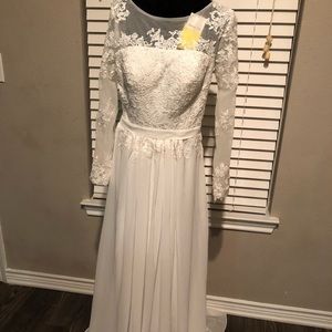 Meilishuo Women's chiffon dress.